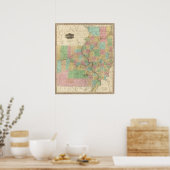 Poster Illinois et Missouri (Cuisine)