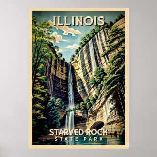 Poster Illinois Starved Rock State Park V03
