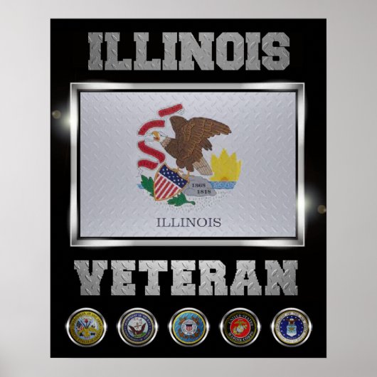 Poster Illinois Veteran (Voorkant)