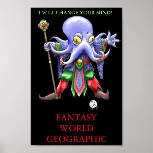 POSTER ILLITHIDMON CHIBI ESPRIT IMAGINAIRE FLAYER MONDE G (Devant)