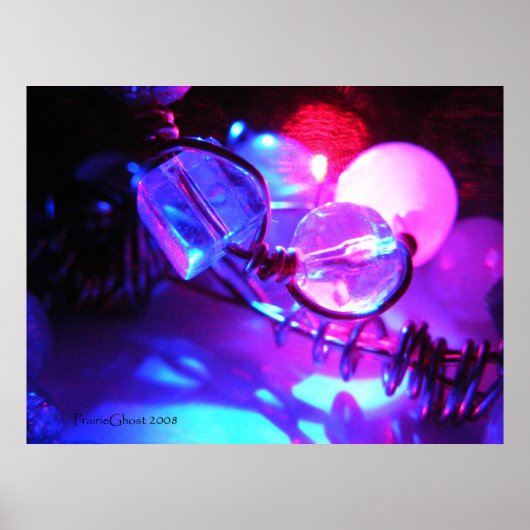 Poster Illuminated Beads and Wire 1 (Devant)