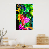 Poster Illuminated Koi (Cuisine)