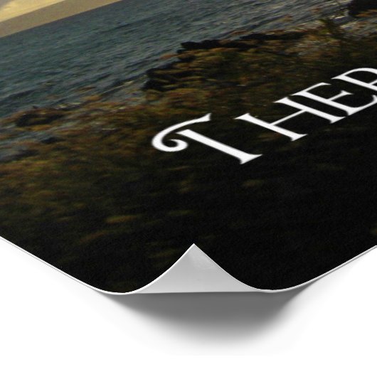 Poster Illuminateur de devis Inspirationnel à la fin du t (Coin)