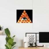 Poster Illuminati Pizza (Bureau à domicile)