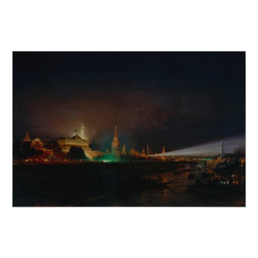 Poster Illumination of the Kremlin, 1883 (Devant)