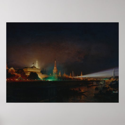 Poster Illumination of the Kremlin, 1883 (Devant)