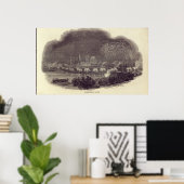 Poster Illuminations de Cologne, le 23 août 1845 (Bureau à domicile)