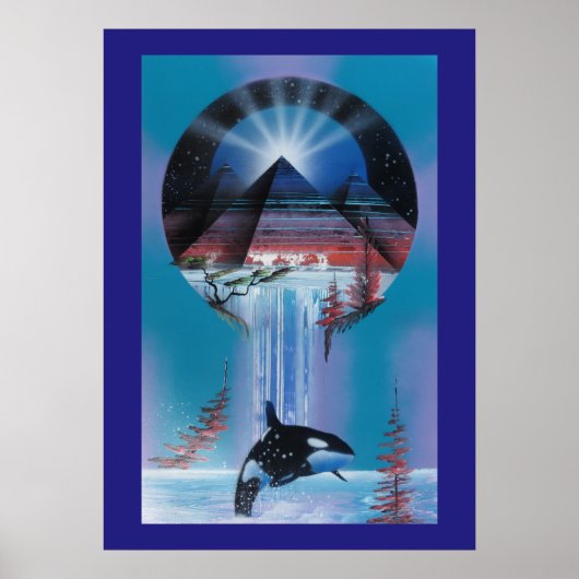 Poster Illuminer l'impression lumineuse (Devant)