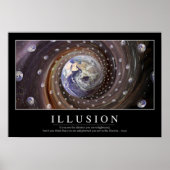 Poster Illusion : Citation Inspirationnelle (Devant)