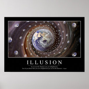 Poster Illusion : Citation Inspirationnelle