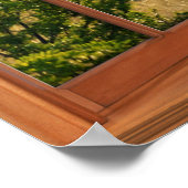 Poster Illusion de la baie de Faux Wooden (Coin)