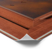 Poster Illusion de la fausse fenêtre du lac Mountain (Coin)