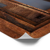 Poster Illusion de la fausse fenêtre du lac Mountain (Coin)