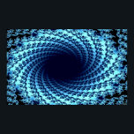 Poster Illusion de torsion<br><div class="desc">Composition fractale résultant de l'illusion du mouvement</div>