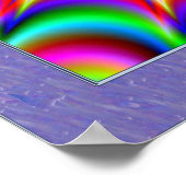 Poster Illusion d'énergie radiante (Coin)