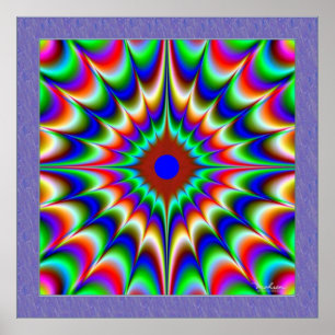 Poster Illusion d'énergie radiante