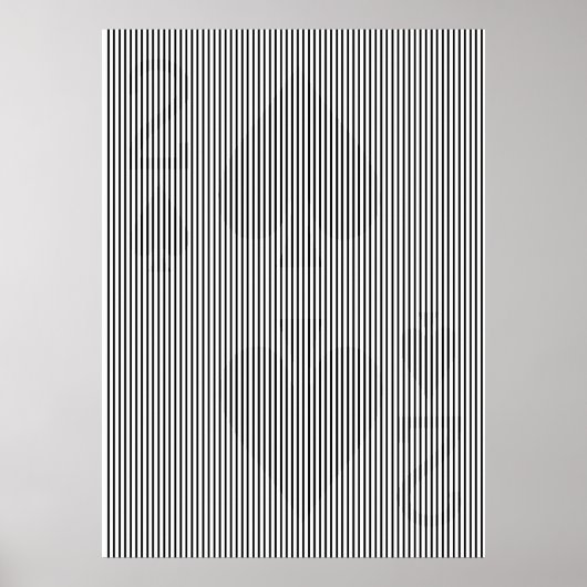 Poster Illusion des lignes (2 bandes) (Devant)