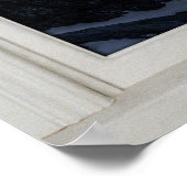 Poster Illusion du cadre blanc du ciel étoilé (Coin)