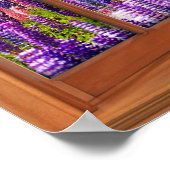 Poster Illusion d'une fausse fenêtre - Le lac Mountain au (Coin)