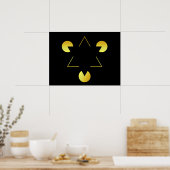 Poster Illusion Golden Star (Cuisine)