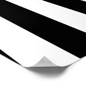 Poster Illusion optique : Abstraite géométrique rayée. (Coin)