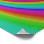 Poster illusion optique colorée (Coin)
