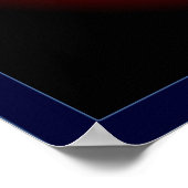 Poster Illusion optique d'ampoule rouge clignotante (Coin)