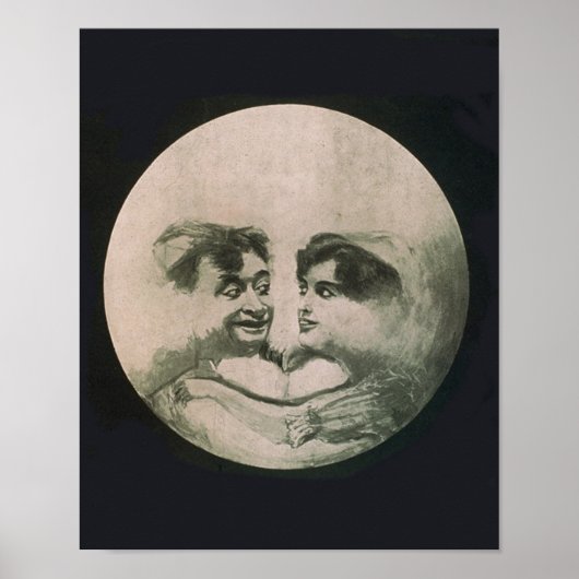Poster Illusion optique de la lune (Devant)