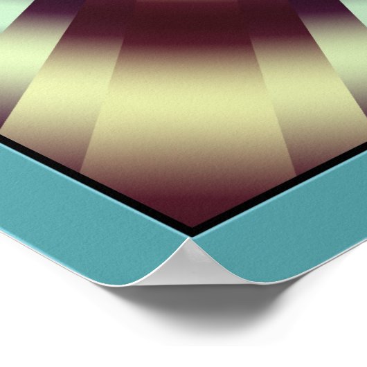 Poster Illusion optique de la vibration (Coin)