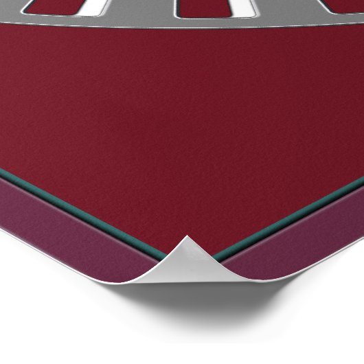 Poster Illusion optique des engrenages à mouvement lent (Coin)