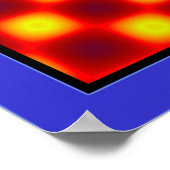 Poster Illusion optique flottante (Coin)