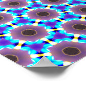 Poster Illusion optique hexagonale (Coin)