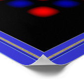 Poster Illusion Optique Qui Joue (Coin)