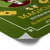 Poster Illusionniste classique magie victorienne vintage (Coin)