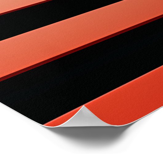 Poster Illusions hypnotiques rouges (Coin)