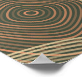 Poster Illusions optiques : Intrigue géométrique (Coin)