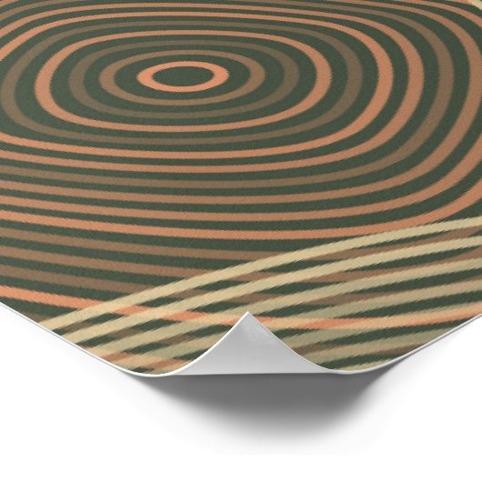 Poster Illusions optiques : Intrigue géométrique (Coin)