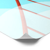 Poster Illustra du pont d'or de San Francisco (Coin)