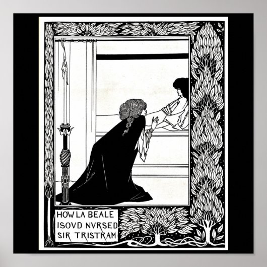 Poster- illustratie-Aubrey Beardsley 21 Poster (Voorkant)