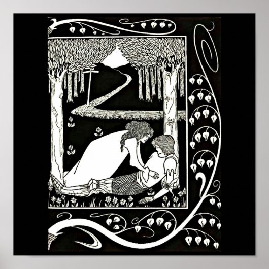 Poster- illustratie-Aubrey Beardsley 23 Poster (Voorkant)