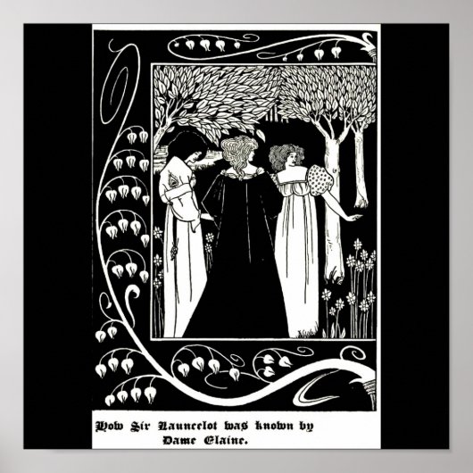 Poster- illustratie-Aubrey Beardsley 5 Poster (Voorkant)