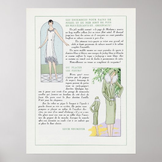 Poster illustratie Mode (Voorkant)