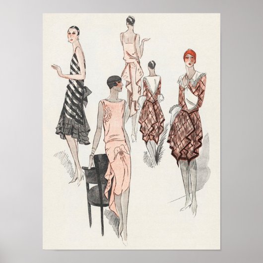 Poster illustratie Mode (Voorkant)