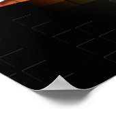 Poster Illustratie muziek (Hoek)