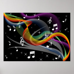 Poster Illustratie muziek
