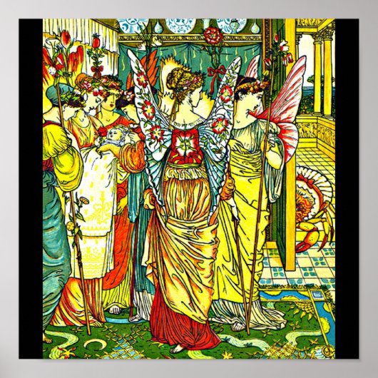 Poster- Illustratie-Walter Crane 53 Poster (Voorkant)