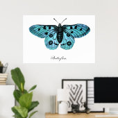 Poster Illustration 1800 (Bureau à domicile)