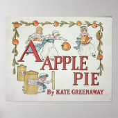 Poster Illustration 'A' de 'Apple Pie Alphabet' (Devant)