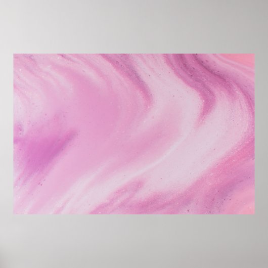 POSTER ILLUSTRATION ABSTRAC PASTEL ROSE (Devant)