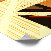 Poster Illustration abstraite dessinée à la main (Coin)